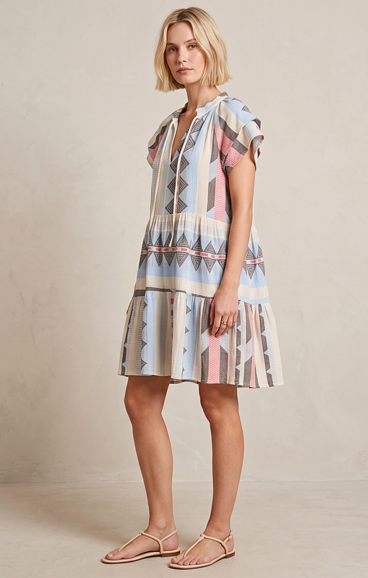 THE HANSEL COTTON TIERED DRESS