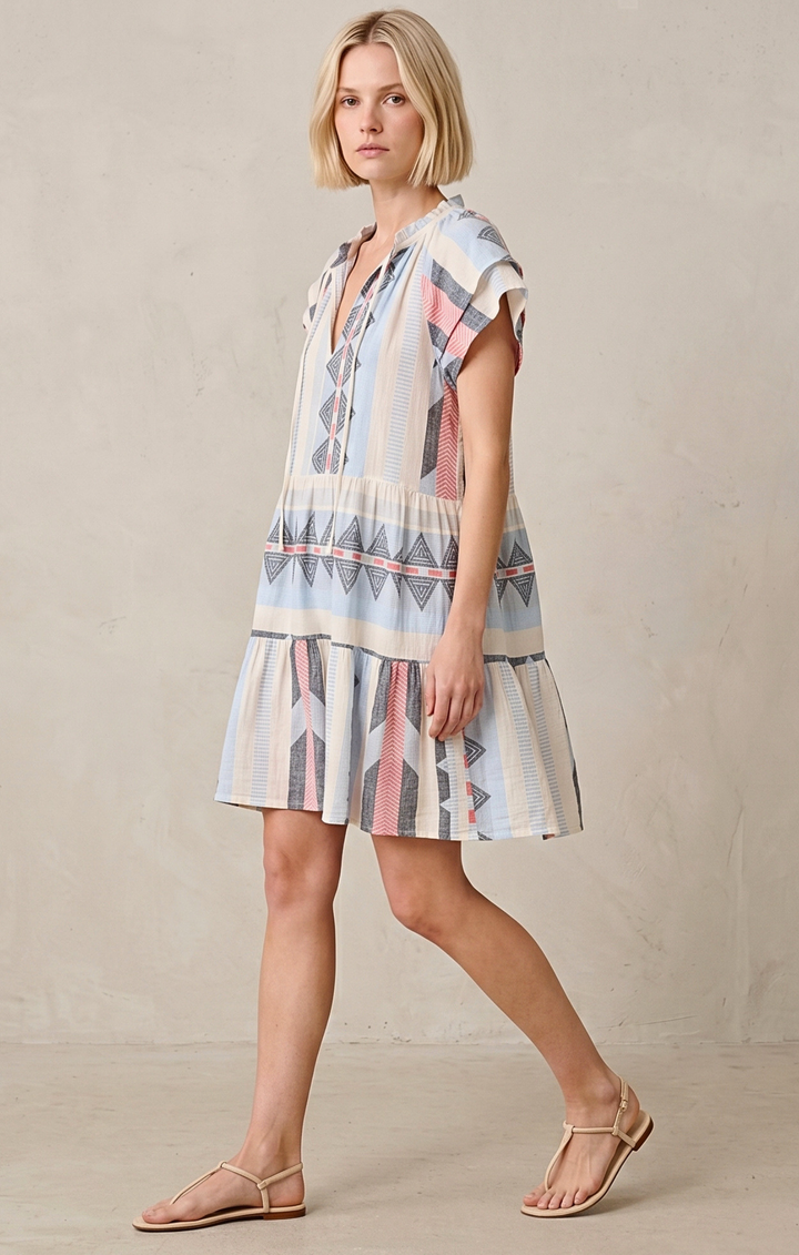 THE HANSEL COTTON TIERED DRESS