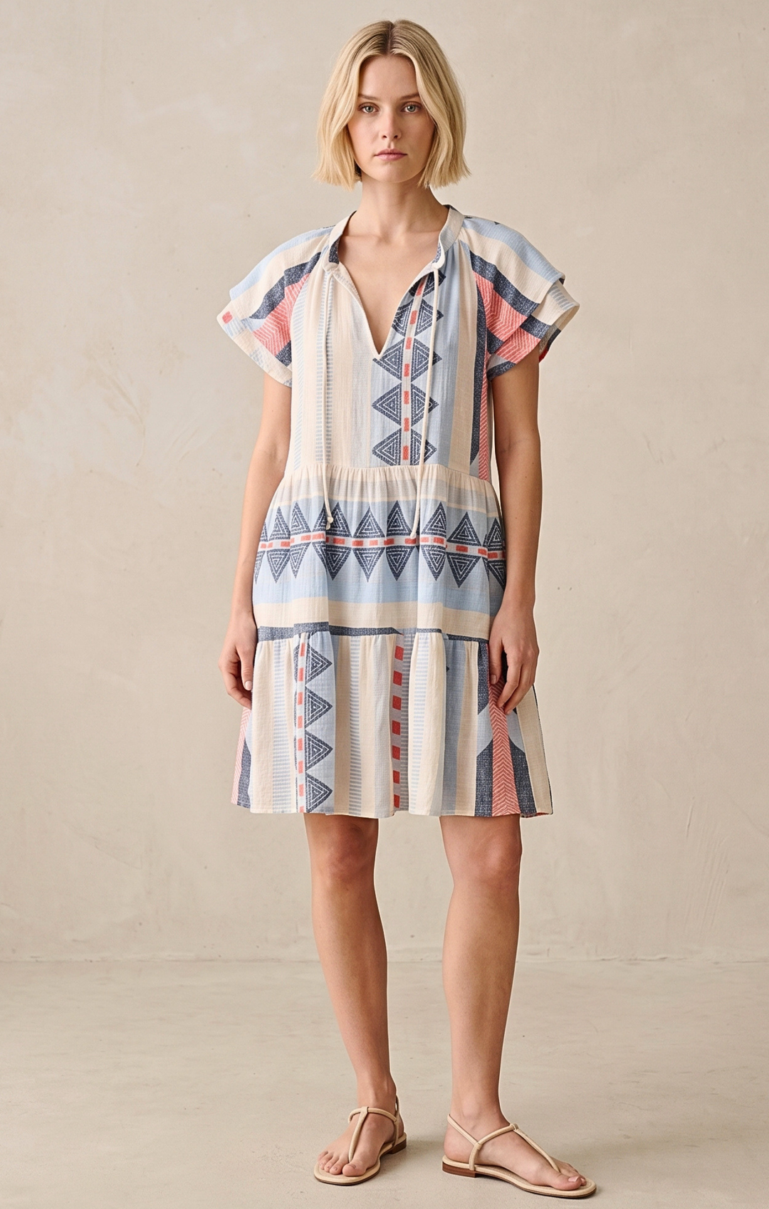 THE HANSEL COTTON TIERED DRESS
