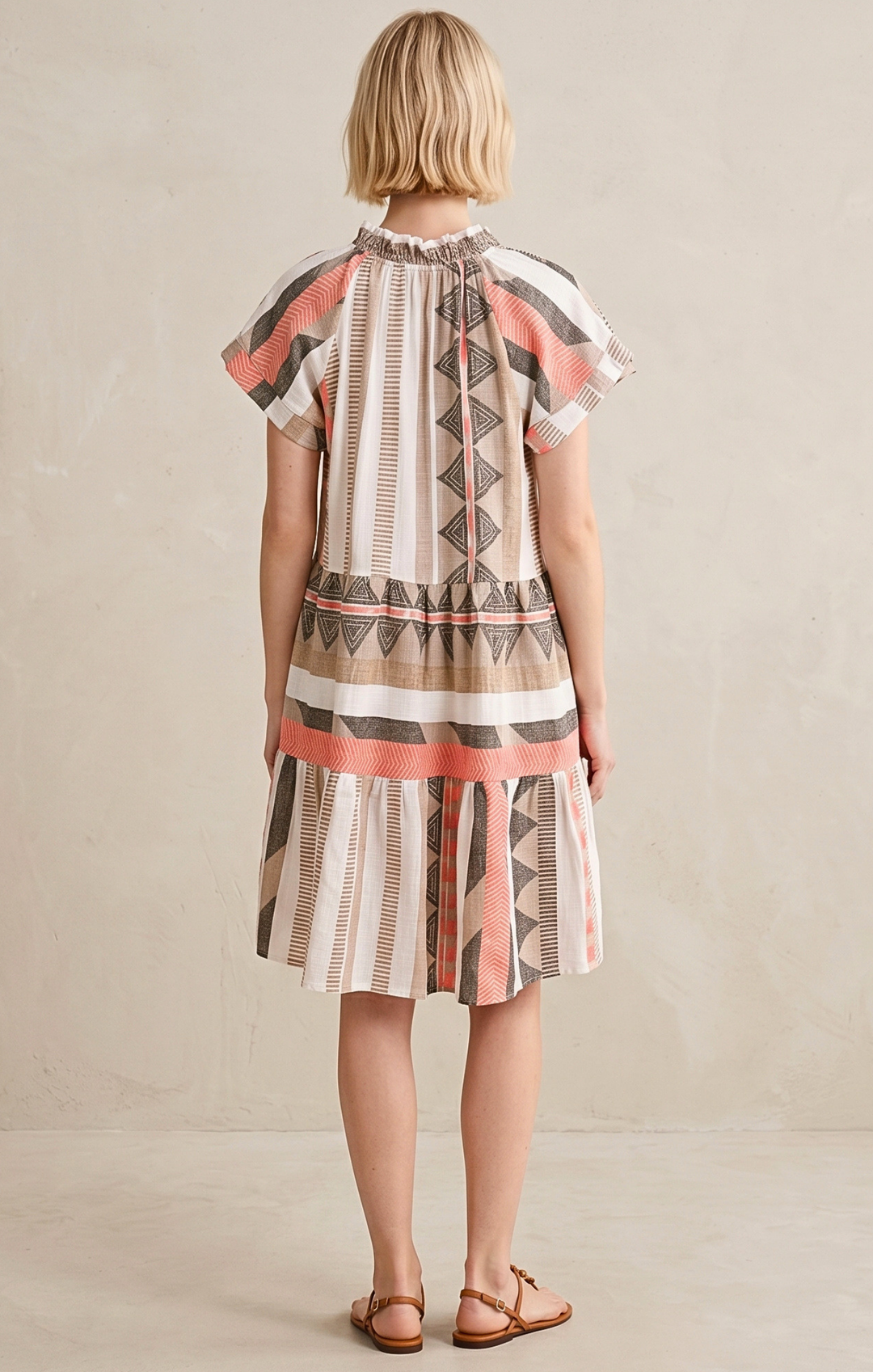 THE HANSEL COTTON TIERED DRESS