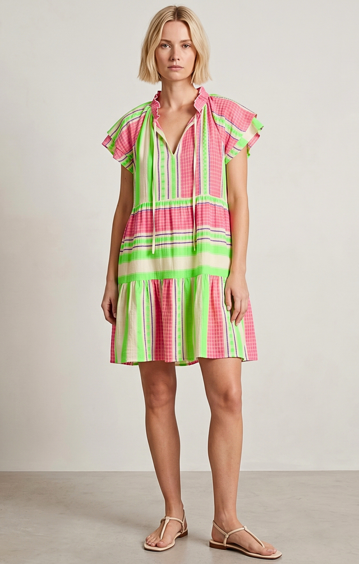 THE HANSEL COTTON TIERED DRESS