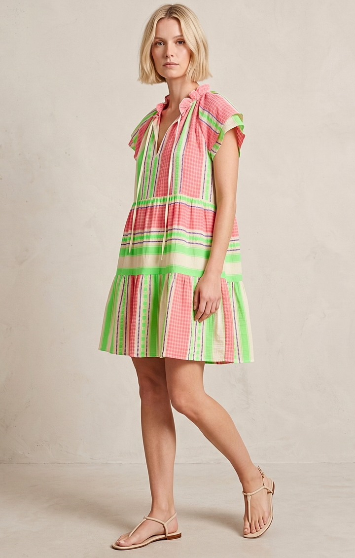 THE HANSEL COTTON TIERED DRESS