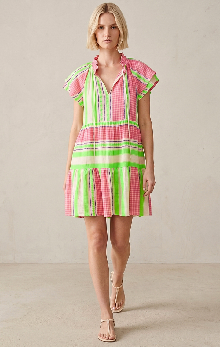 THE HANSEL COTTON TIERED DRESS