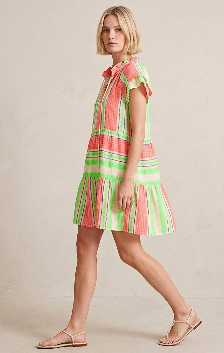 THE HANSEL COTTON TIERED DRESS
