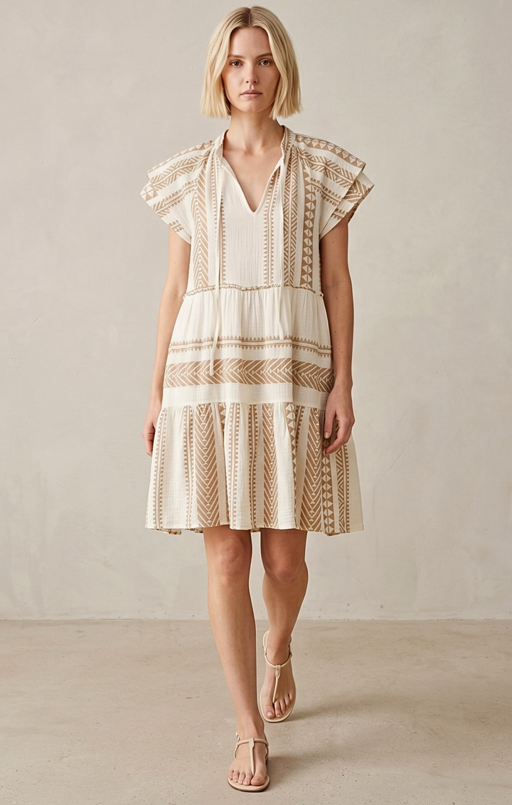 THE HANSEL COTTON TIERED DRESS