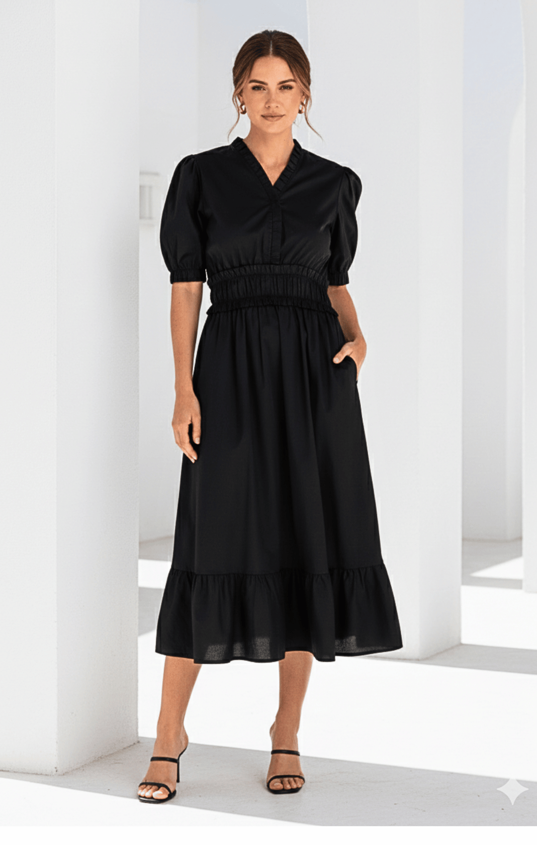 The Hunter Cotton Midi Dress: Effortless Elegance Meets Modern Style