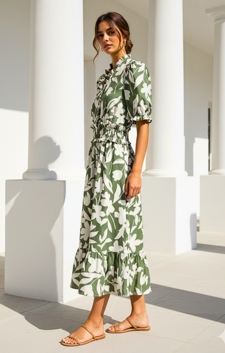 The Hunter Cotton Midi Dress: Effortless Elegance Meets Modern Style