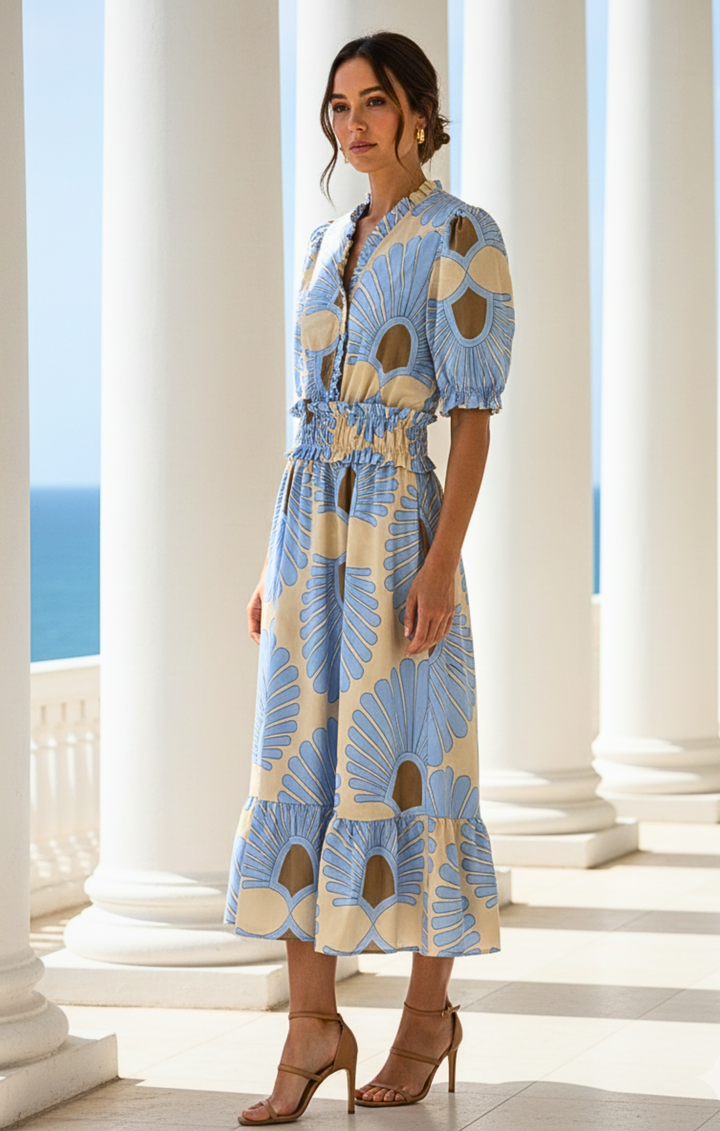 The Hunter Cotton Midi Dress: Effortless Elegance Meets Modern Style