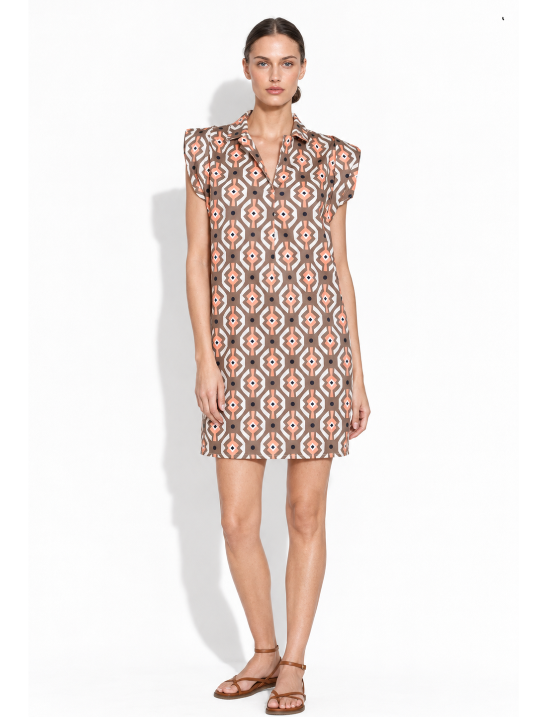 Phoebe Collared Shift Dress