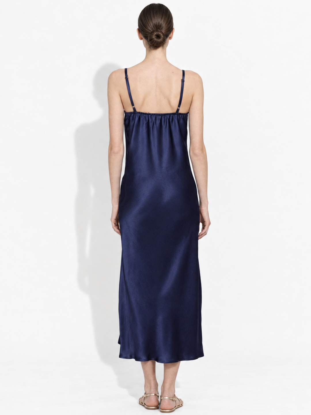 Savannah Satin Cowl Neck Slip Dress