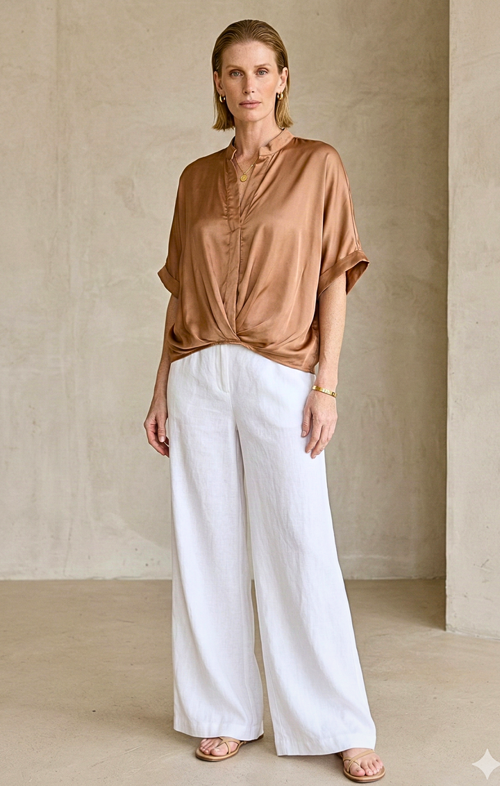 JANE DRAPED TOP