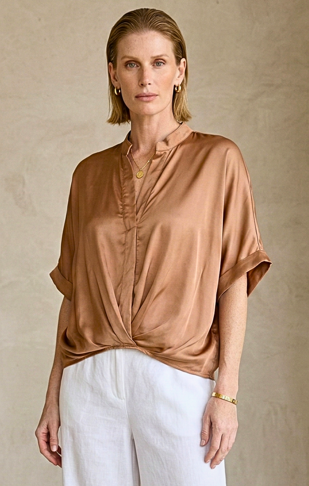 JANE DRAPED TOP