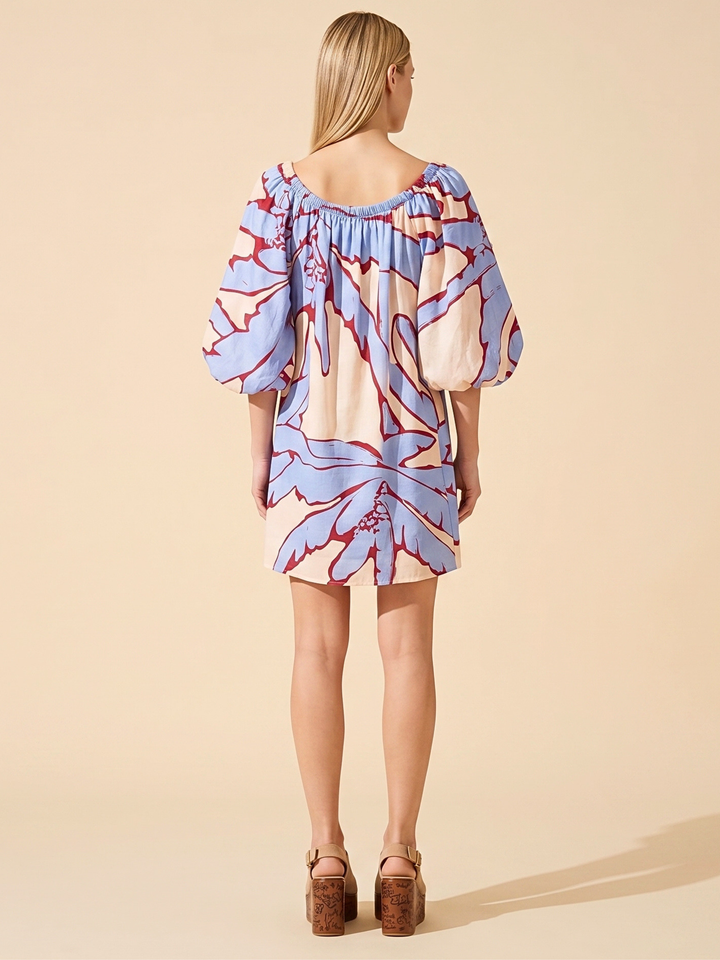 Jasmine Effortless Chic Cotton Voile Off-Shoulder Dress