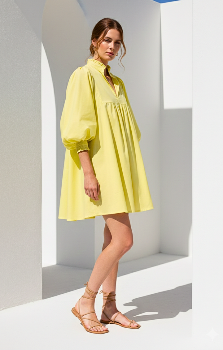 Jasper Effortless Chic Mini Dress,