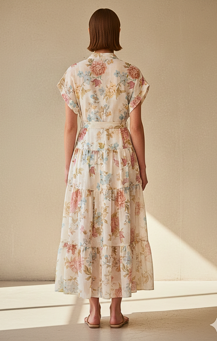 Jules  Maxi Button Down Dress