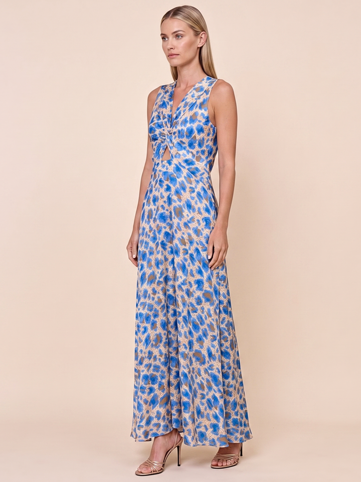 The Lela Twist-Front Maxi Dress