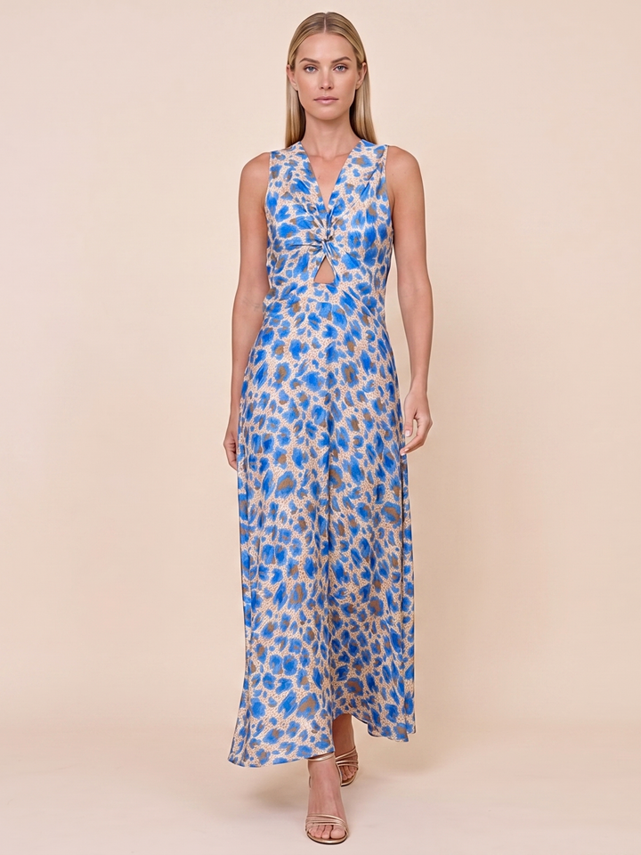 The Lela Twist-Front Maxi Dress