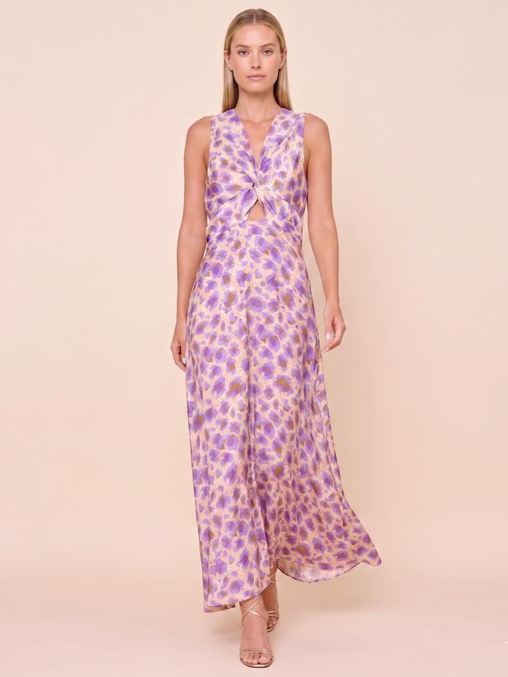 The Lela Twist-Front Maxi Dress