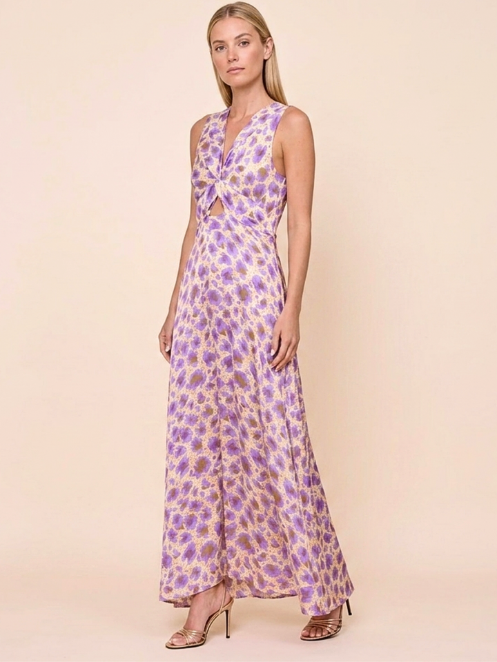 The Lela Twist-Front Maxi Dress