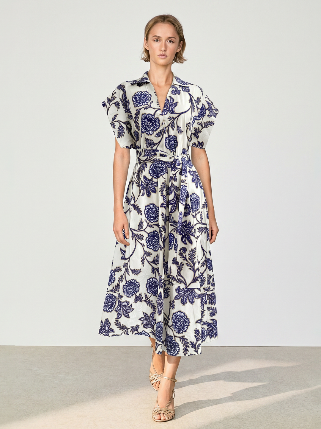 LENNON BUTTON DOWN MAXI DRESS