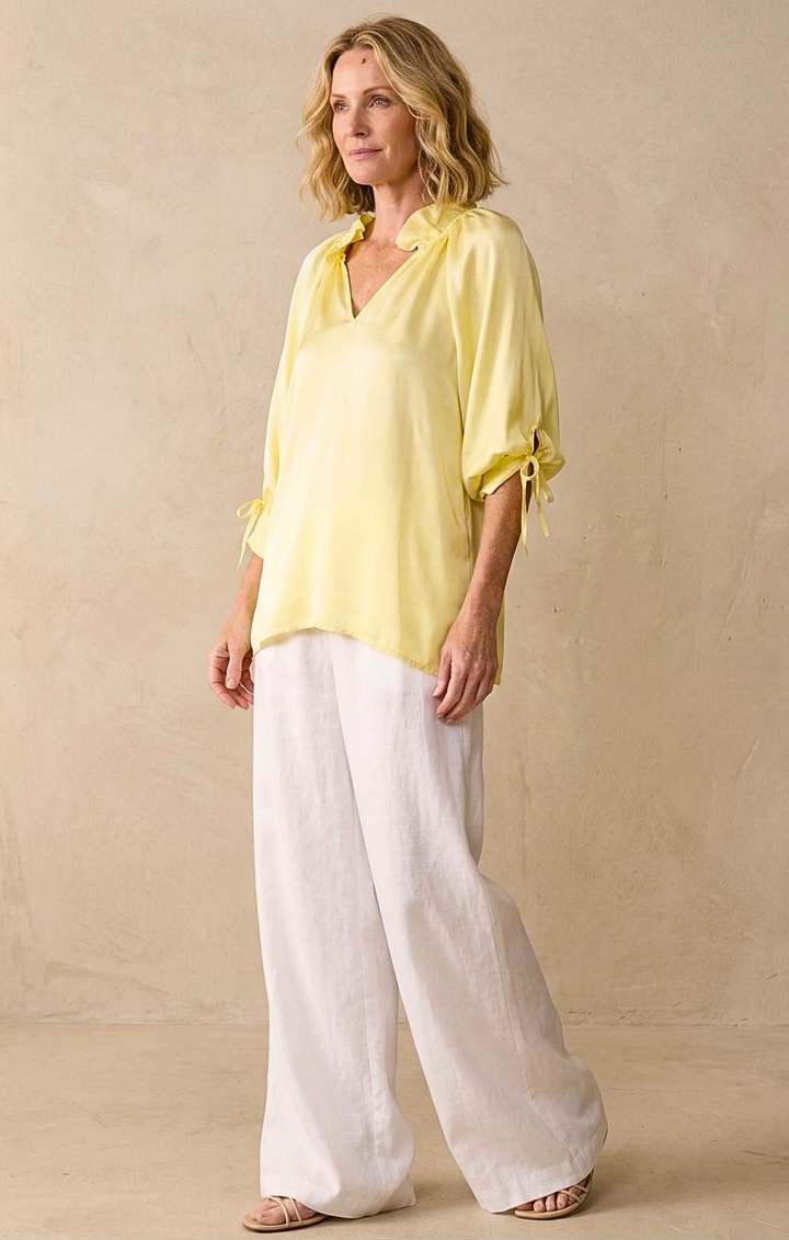 Luisa Satin Blouse