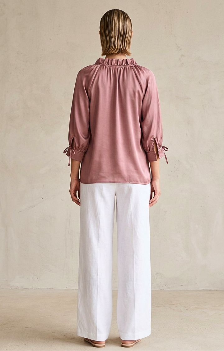 Luisa Satin Blouse