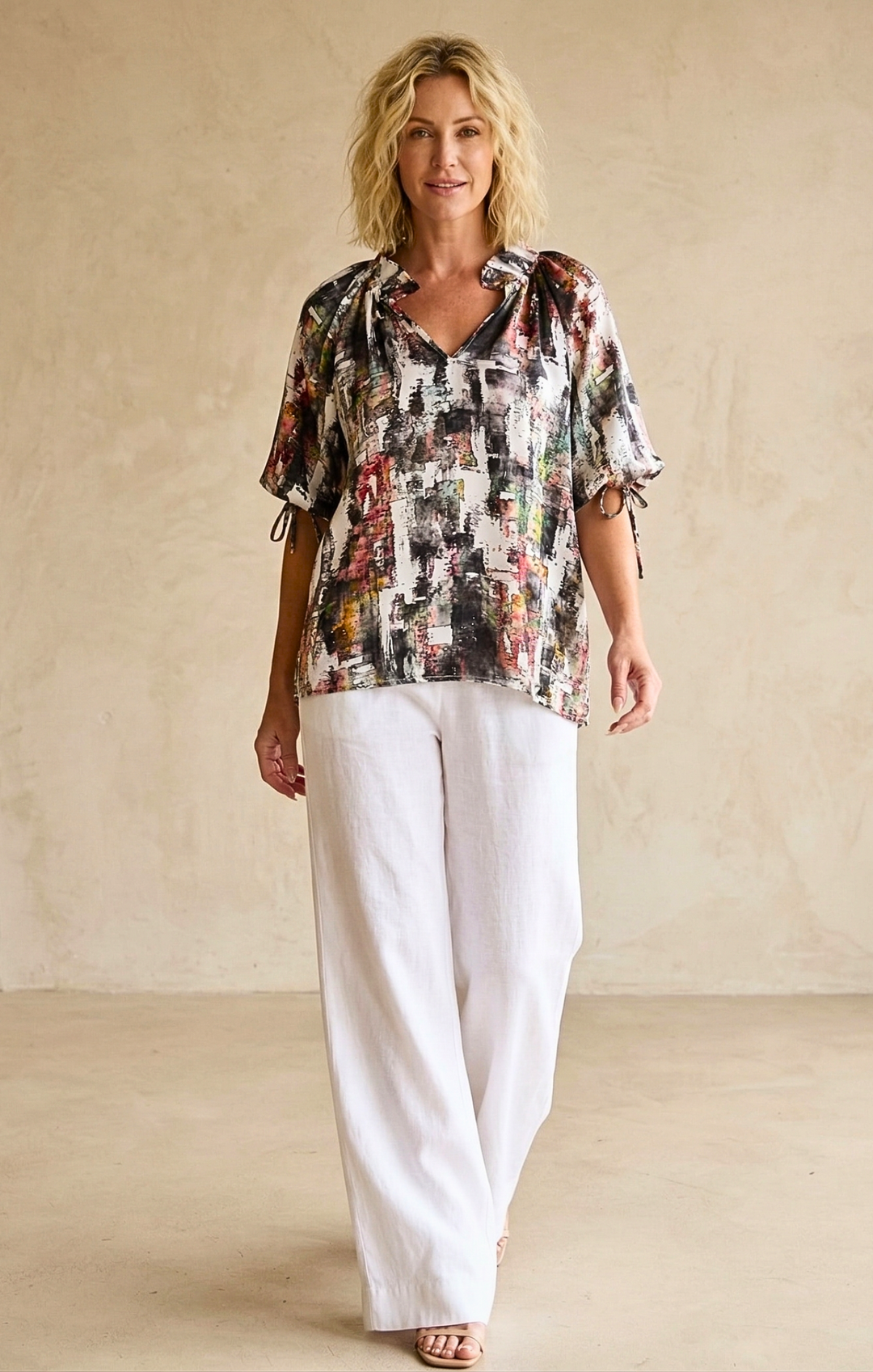 Luisa Satin Blouse