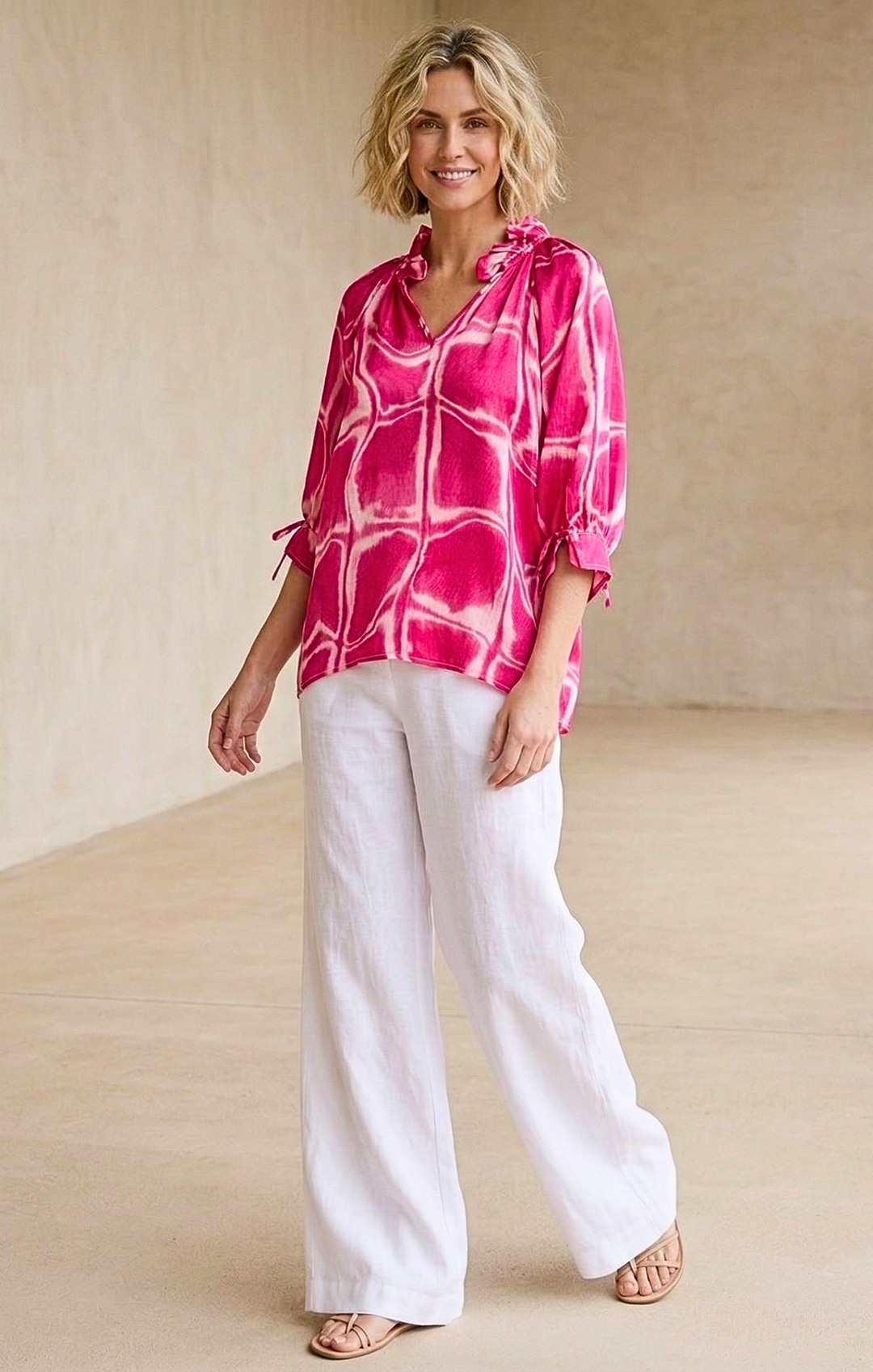 Luisa Satin Blouse