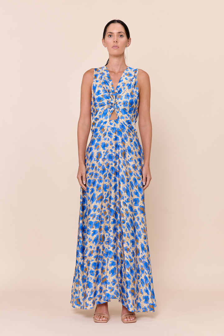 LELA SATIN MAXI  DRESS