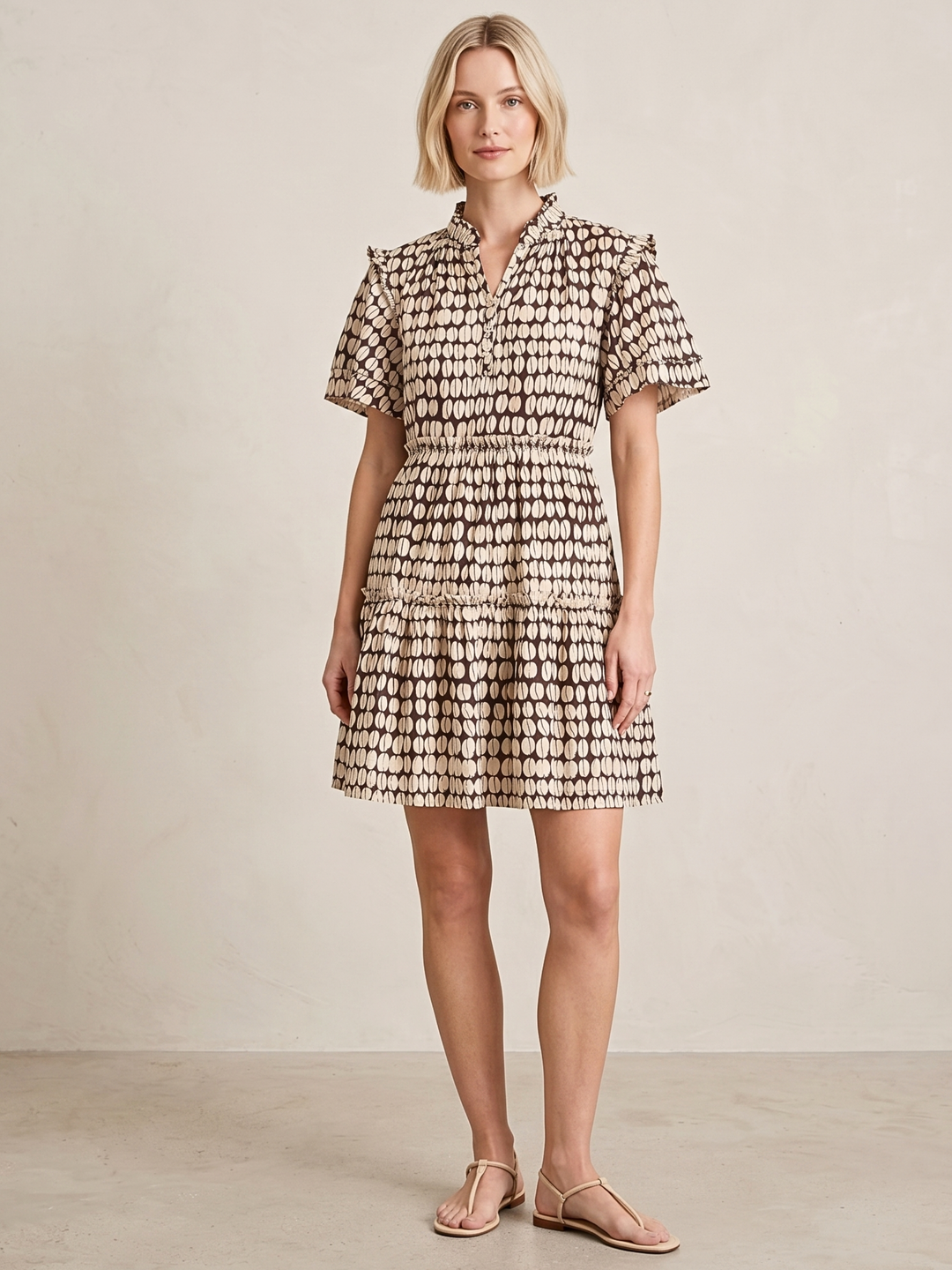 MADRID TIERED MINI DRESS