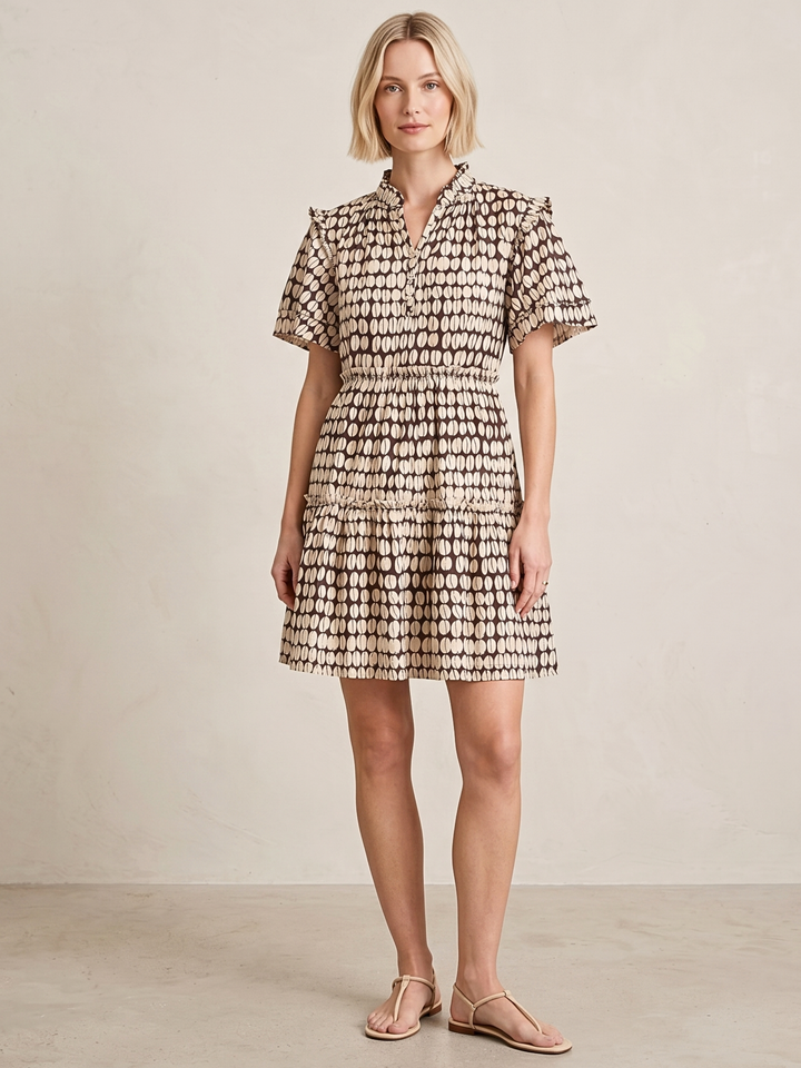 MADRID TIERED MINI DRESS