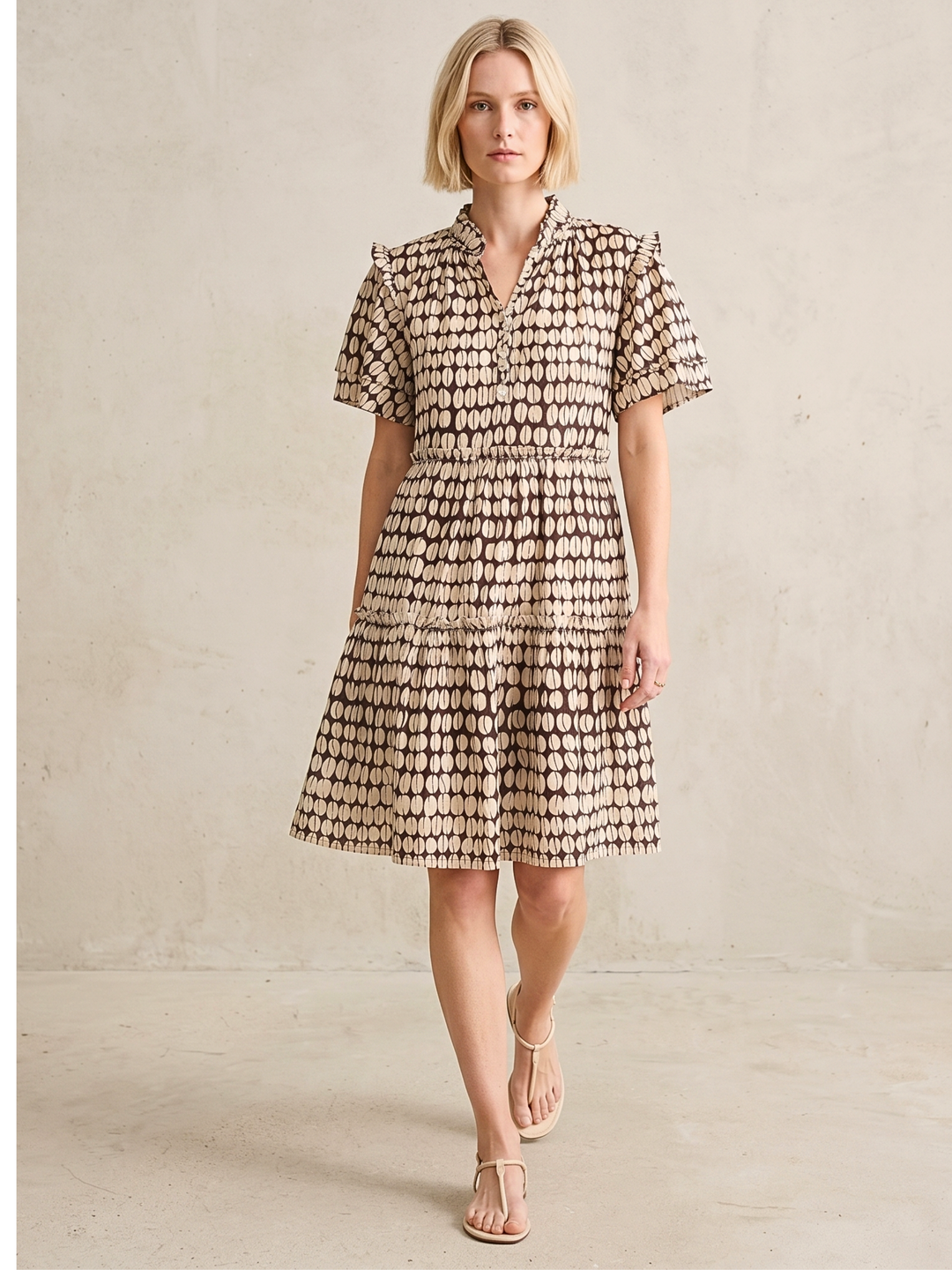 MADRID TIERED MINI DRESS