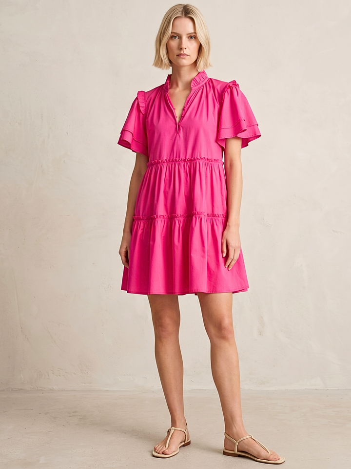 MADRID TIERED MINI DRESS