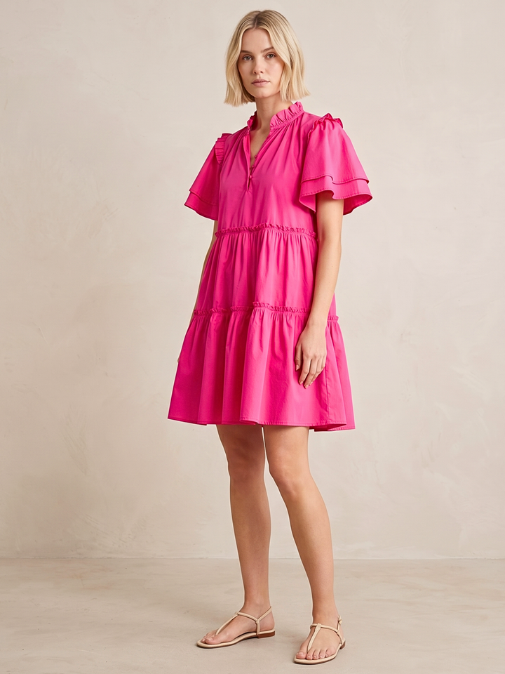 MADRID TIERED MINI DRESS
