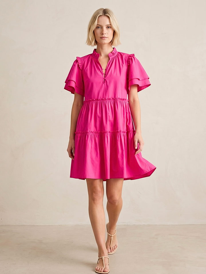 MADRID TIERED MINI DRESS