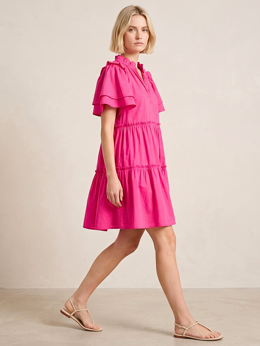 MADRID TIERED MINI DRESS