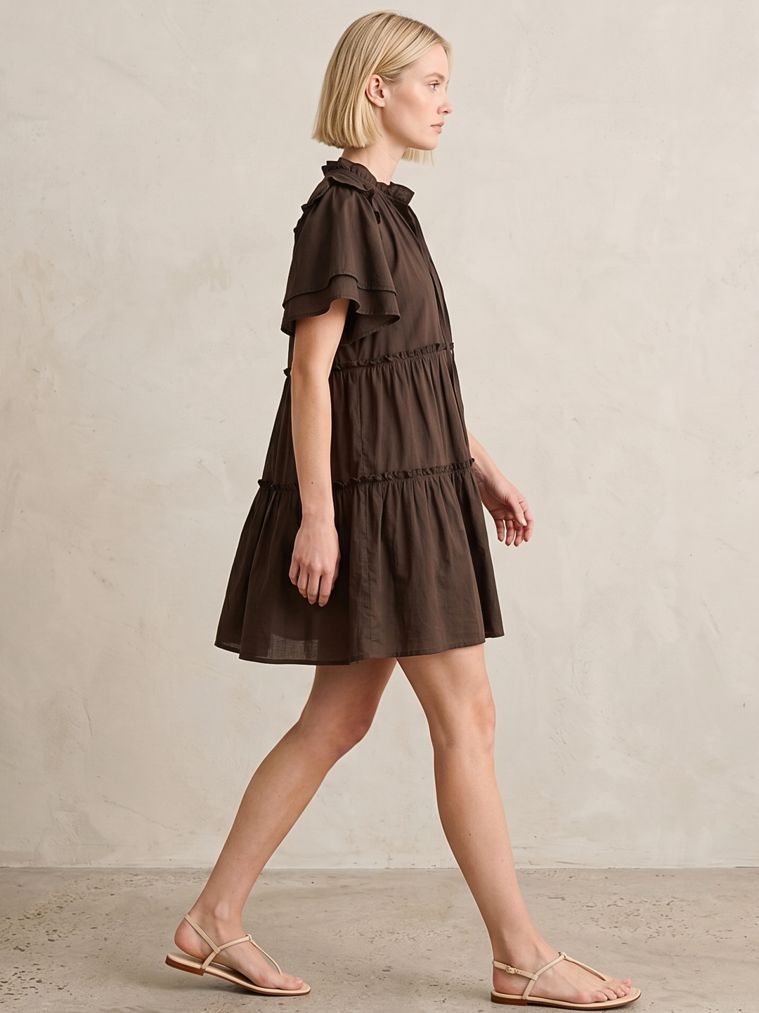 MADRID TIERED MINI DRESS