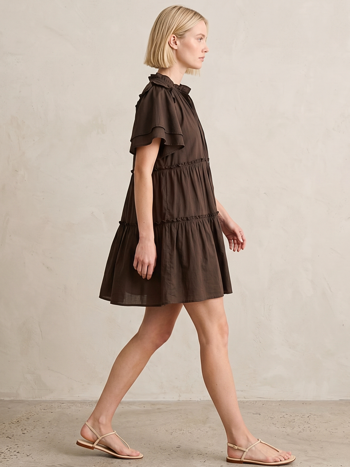 MADRID TIERED MINI DRESS
