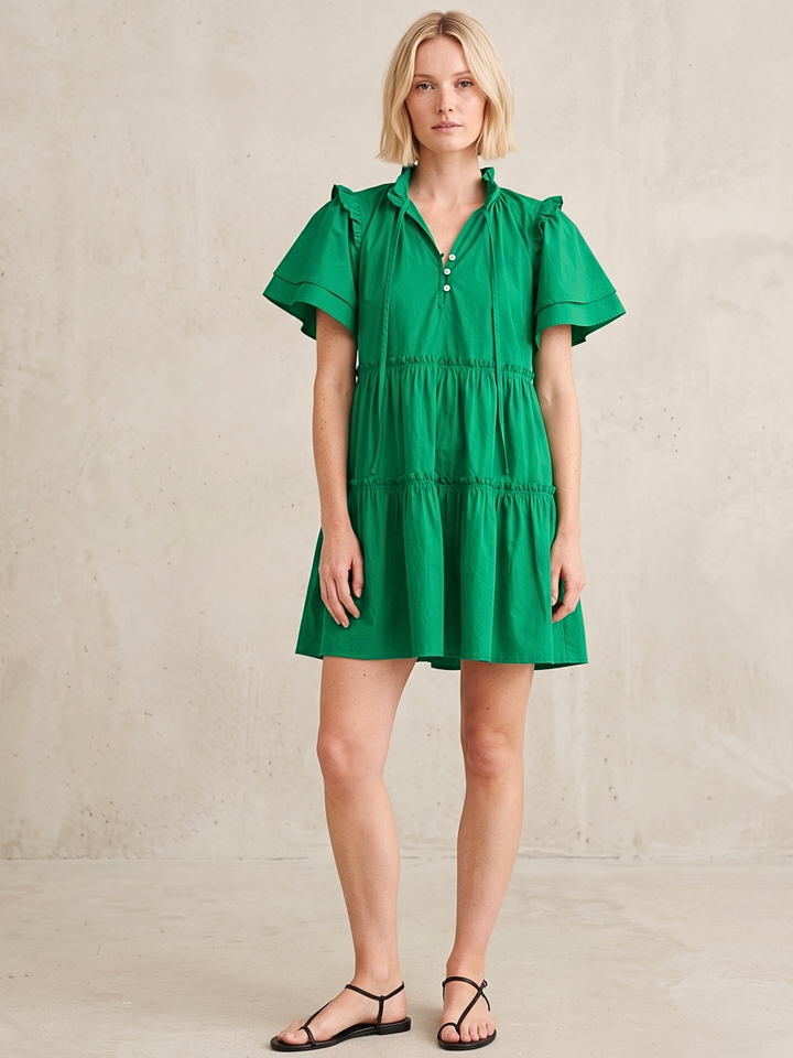 MADRID TIERED MINI DRESS