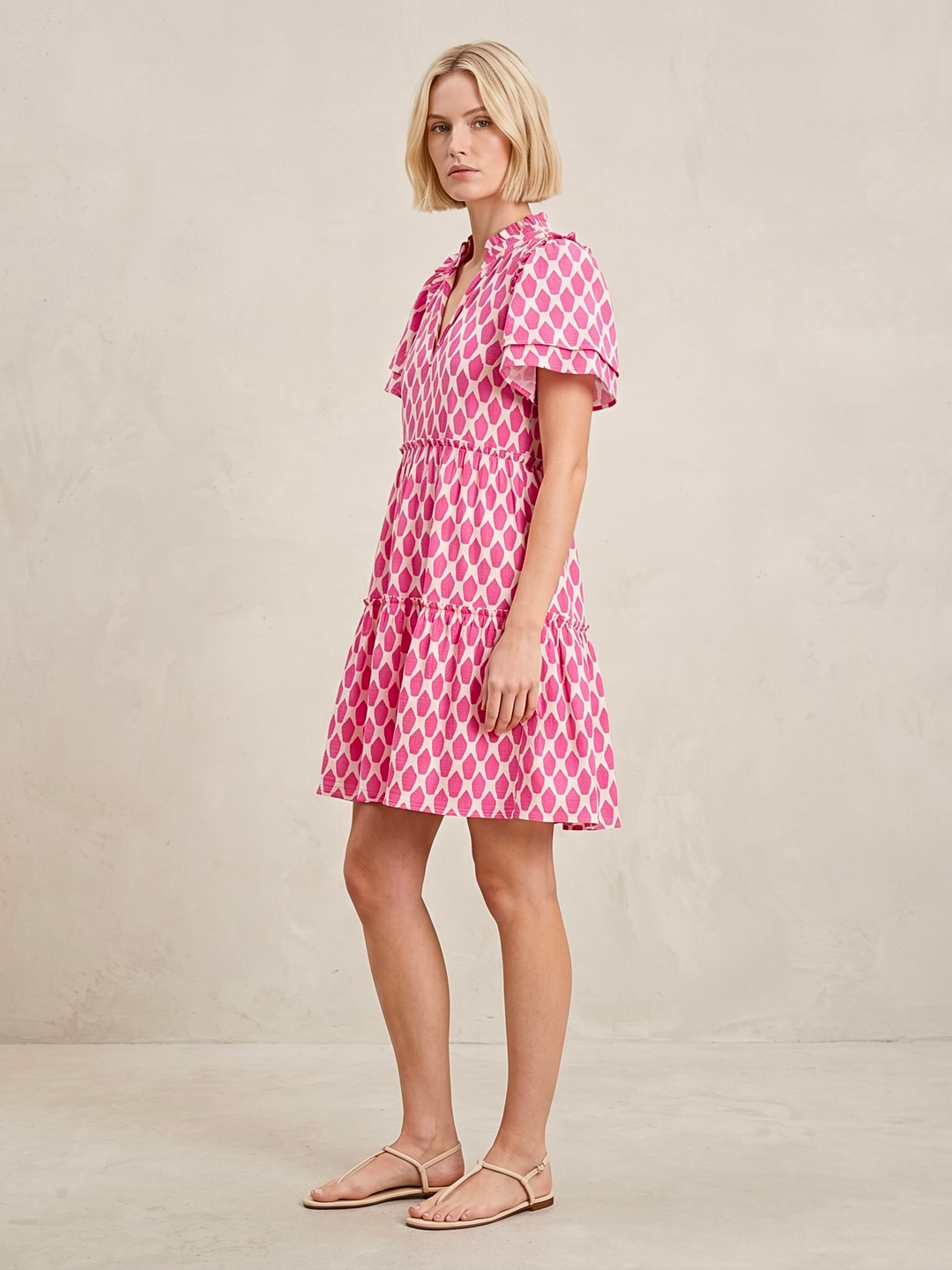MADRID TIERED MINI DRESS