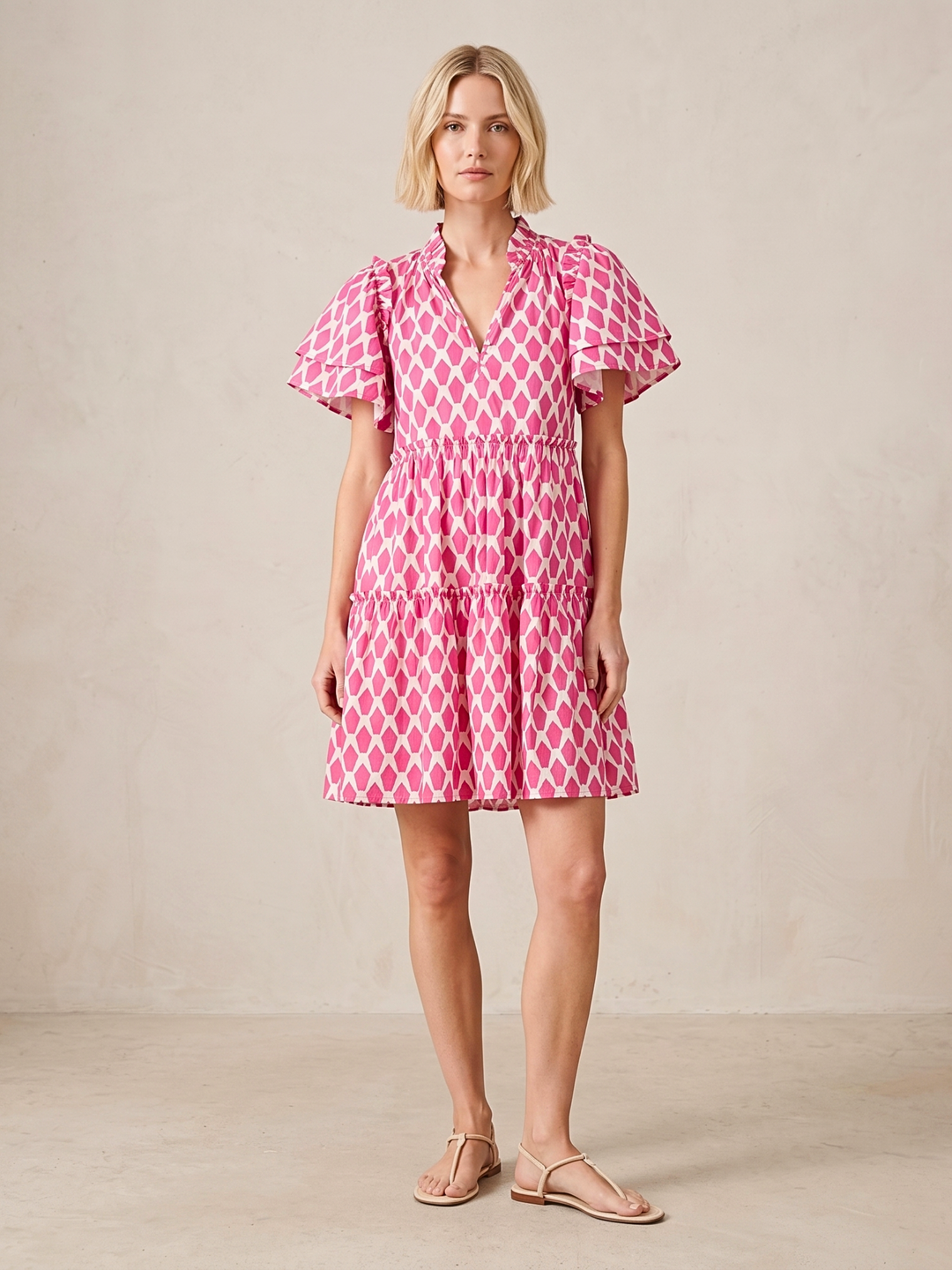 MADRID TIERED MINI DRESS