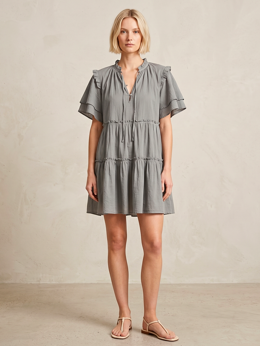 MADRID TIERED MINI DRESS