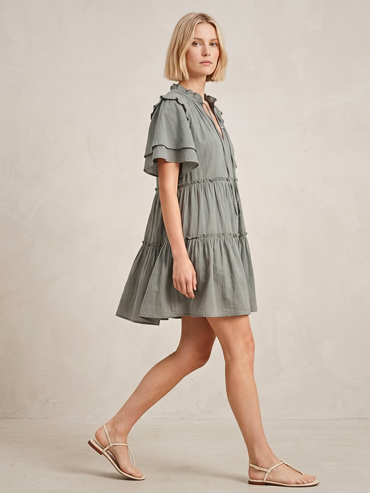 MADRID TIERED MINI DRESS
