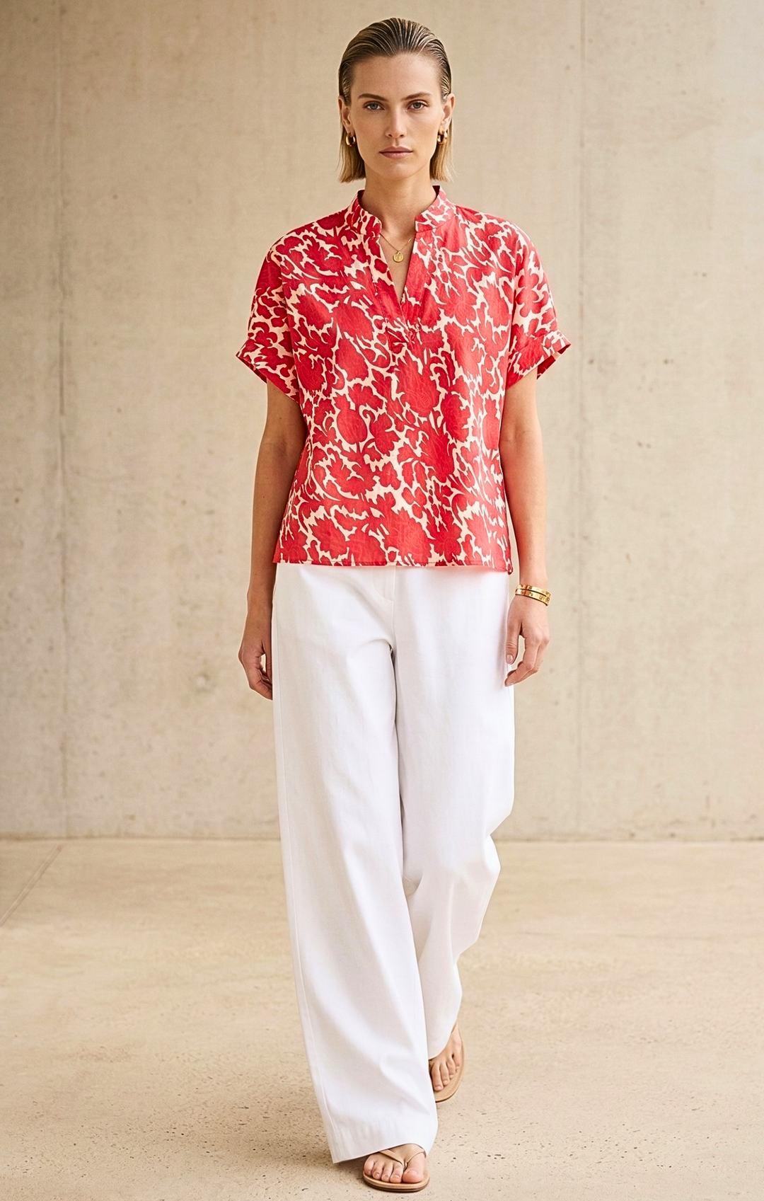 Mary V-Neck  Dolman Top