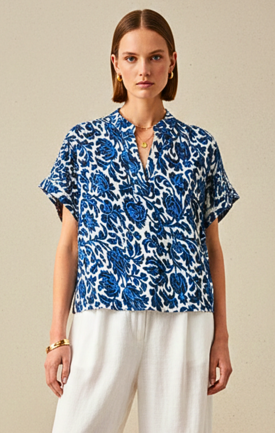 Mary V-Neck  Dolman Top