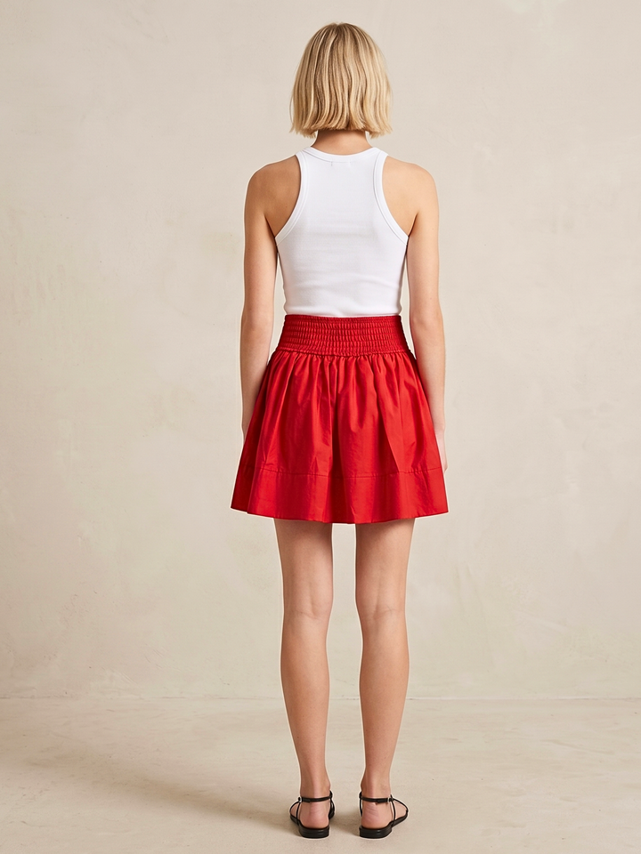 Melanie Effortless Smocked Mini Skirt