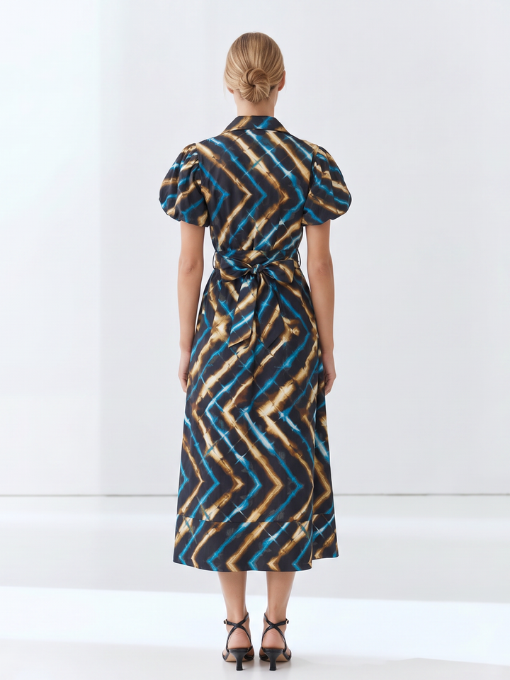 Millie Midi Shirt Cotton Belted Dress
