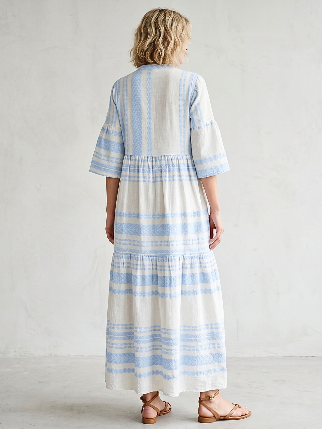 MIRAMAR BOHEMIAN TIERED MAXI DRESS