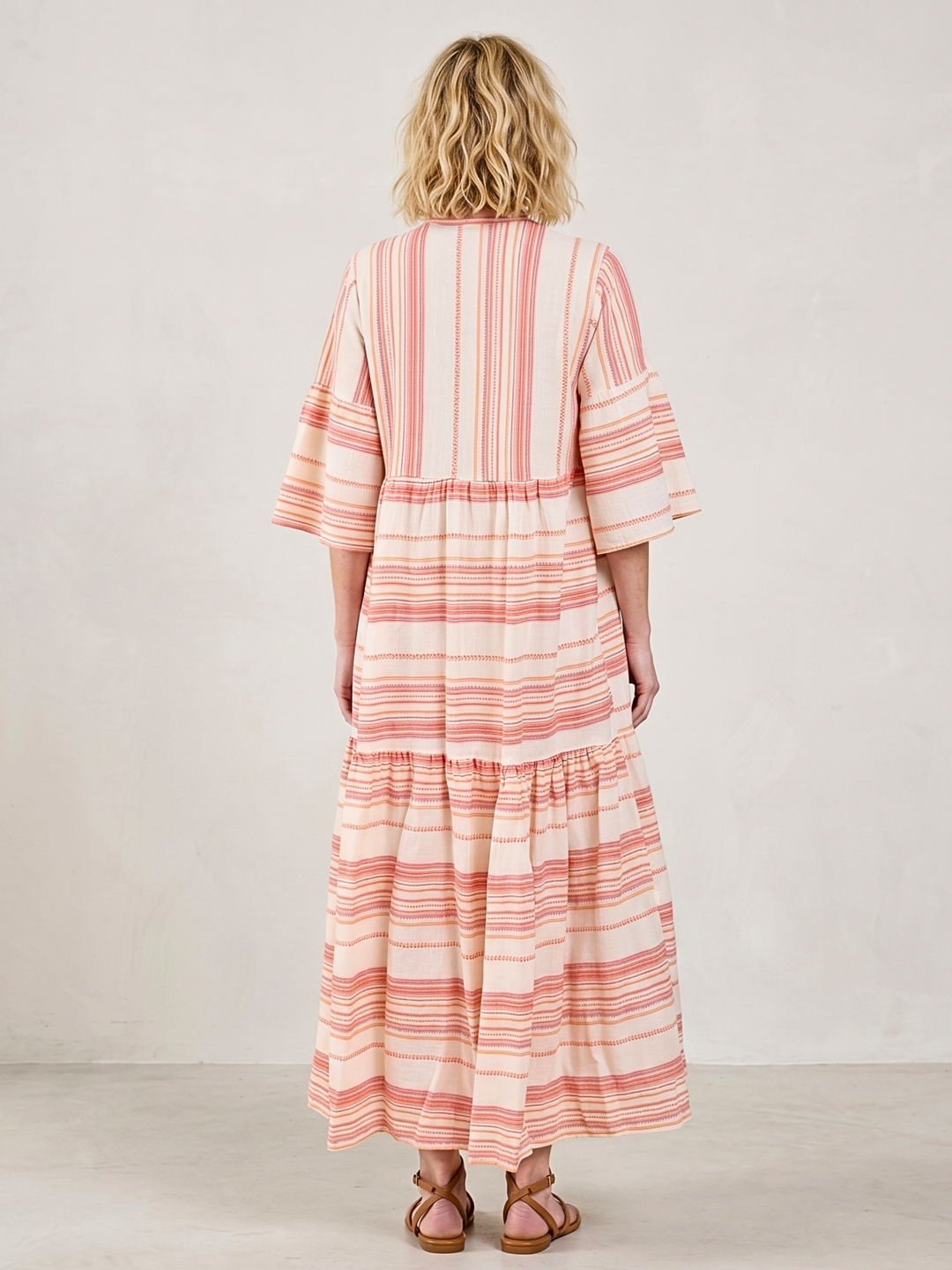 MIRAMAR BOHEMIAN TIERED MAXI DRESS