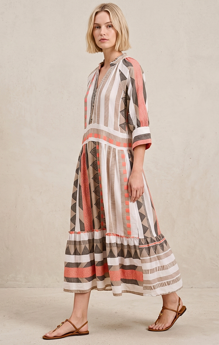 RIOJA BOHEMIAN BEACH MIDI DRESS